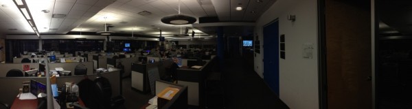CBS4 Newsroom Panorama