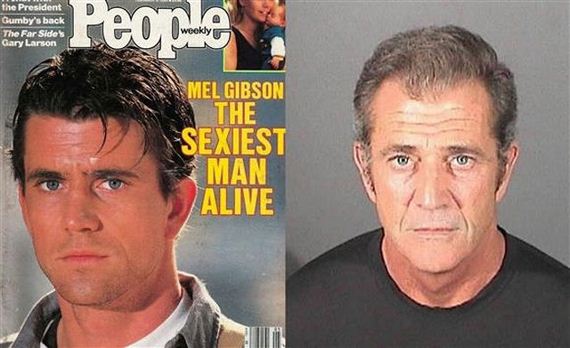 Mel Gibson Before and After