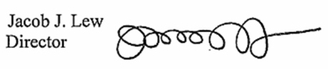 Yes, this is the signature of our new Treasury Secretary.