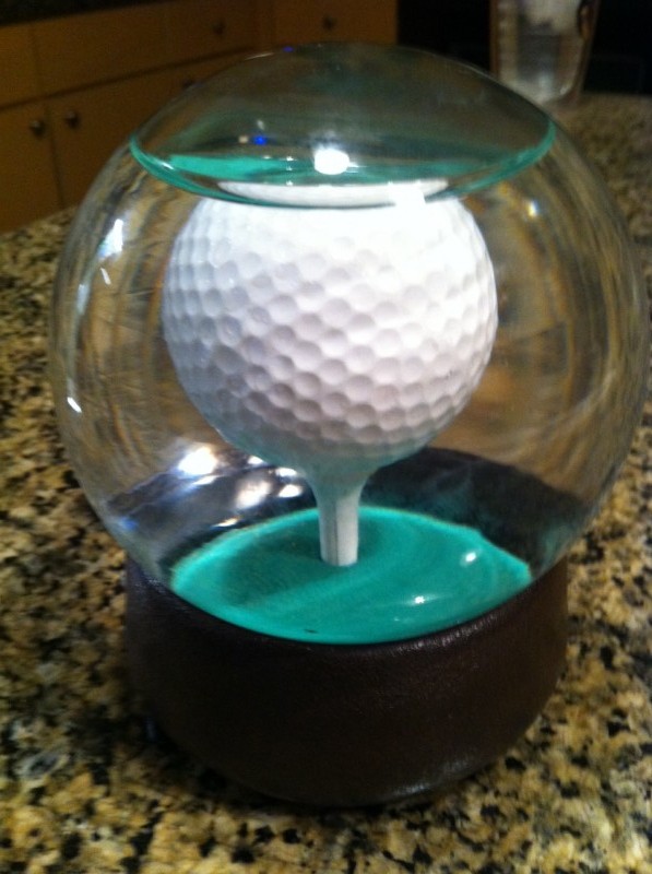 How to win the golf ball snow globe